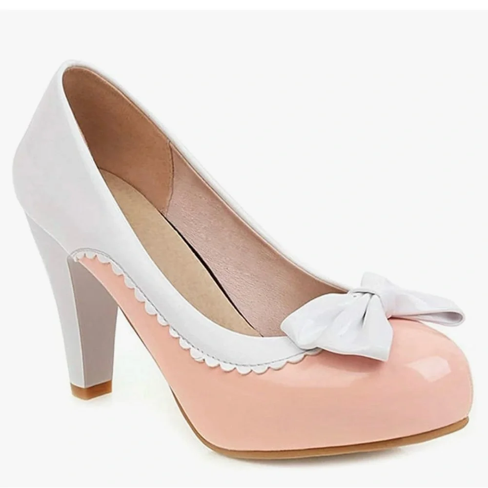 🎀SALE BOW TIE MARY JANE PUMPS - Picture 2 of 11